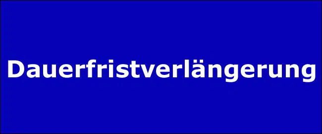 Was ist eine Dauerfristverlängerung und wie wird das in Lexware durchgeführt? Dauerfristverlängerung