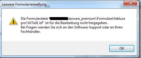 Hinweis keine Bearbeitung Quelltext