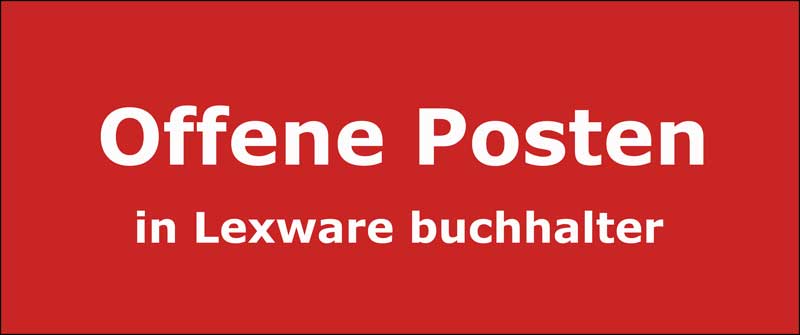 Offene Posten in Lexware buchhalter