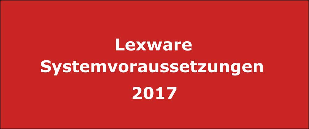 Lexware Systemvoraussetzungen Versionen 2017 [Update]