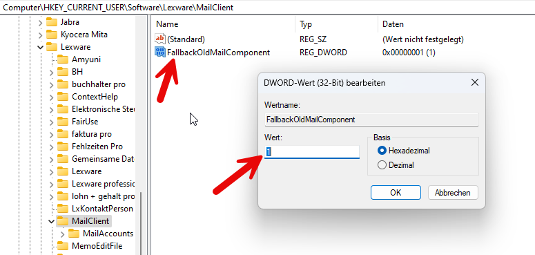 Wert D-Word FallBackOldMailComponent