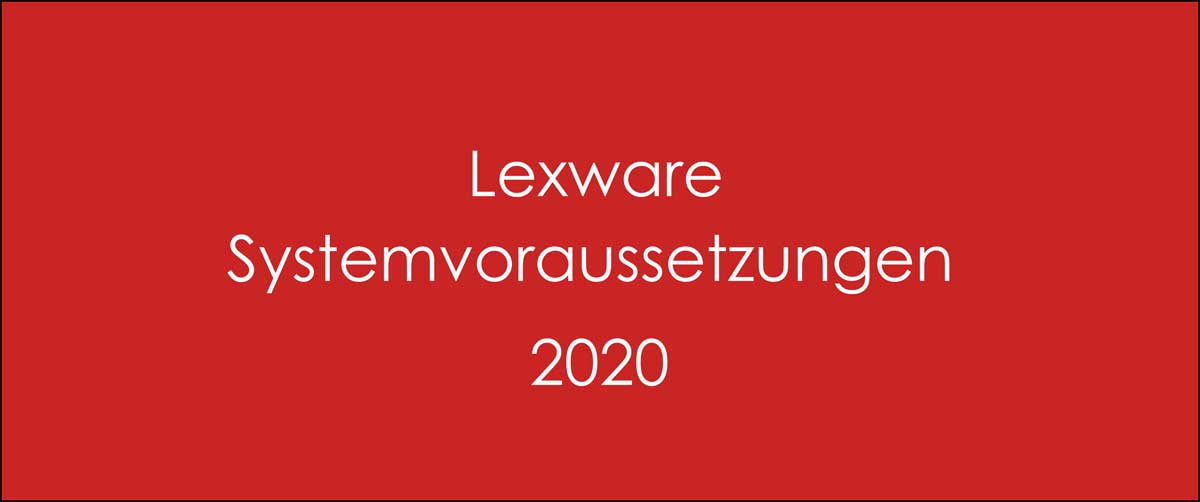 Lexware Systemvoraussetzungen Versionen 2020