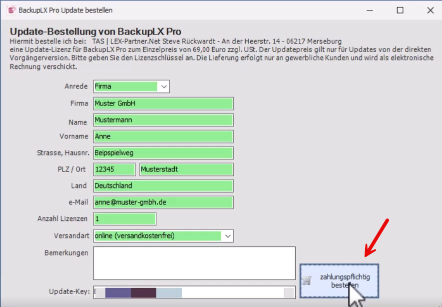 Updateprozess LX-Tools