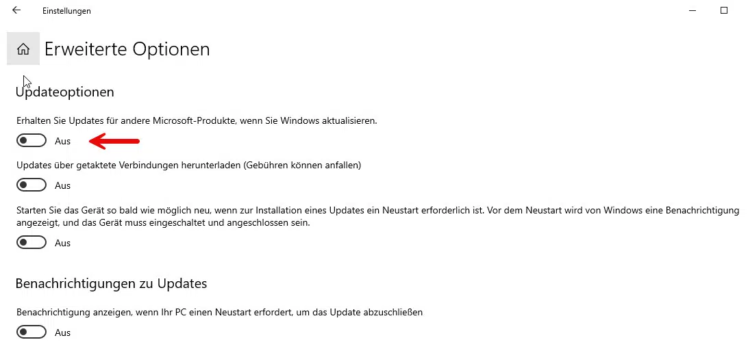Microsoft Updates - Updates für andere Microsoft-Produkte