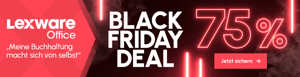 Black Friday Deal Lexware Office 75% Rabatt auf Lexware Office