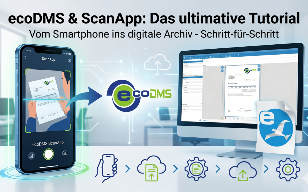 ecoDMS ScanApp – Einrichtung und Upload Daten erklärt